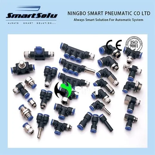 PD Tpye Plastic Pneuamtic Quick Connector One Touch Air Tube Fittings