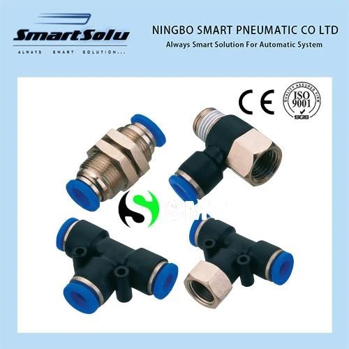 PLL Type Plastic Pneumatic Push In Fittings