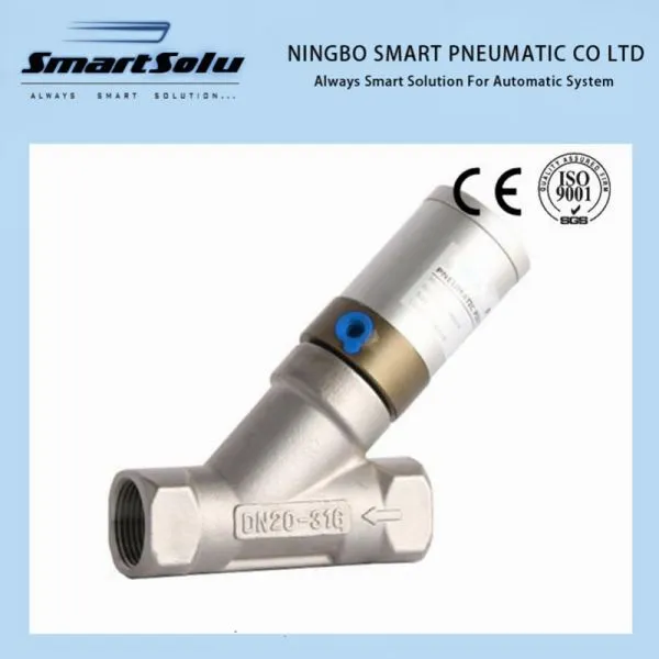 Y-tüüpi kompaktne õhujuhtimisnurga istmeventiil